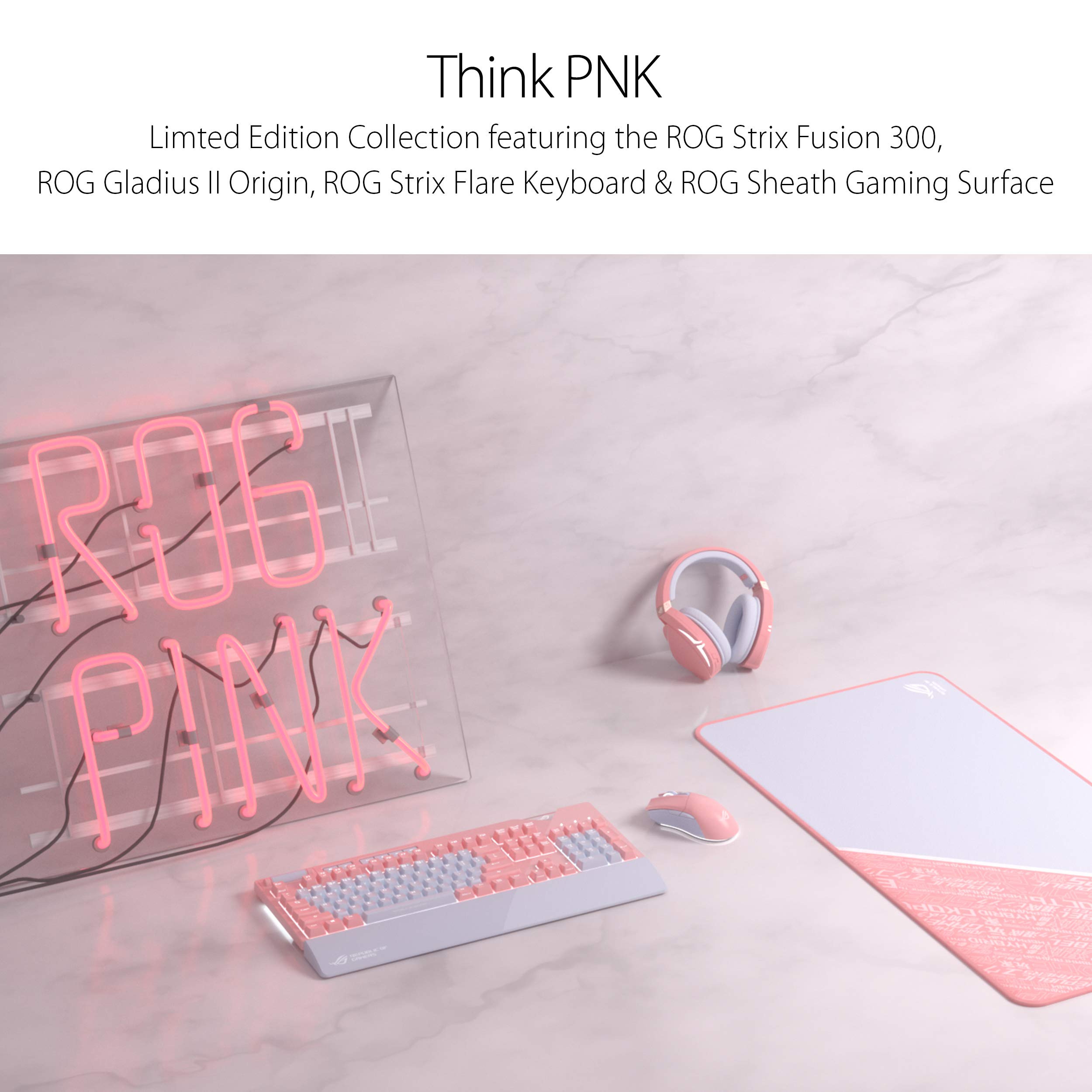 Amazon.com: ASUS ROG Strix Flare Pnk (Cherry MX Red) Limited